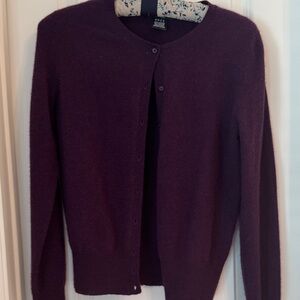 100% cashmere cardigan